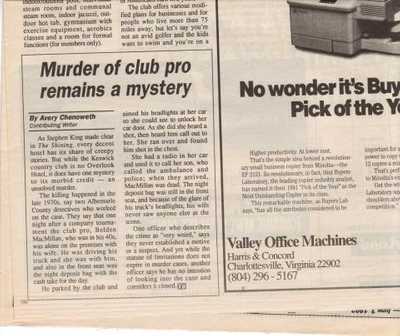 Murder of Club Pro Remains a Mystery